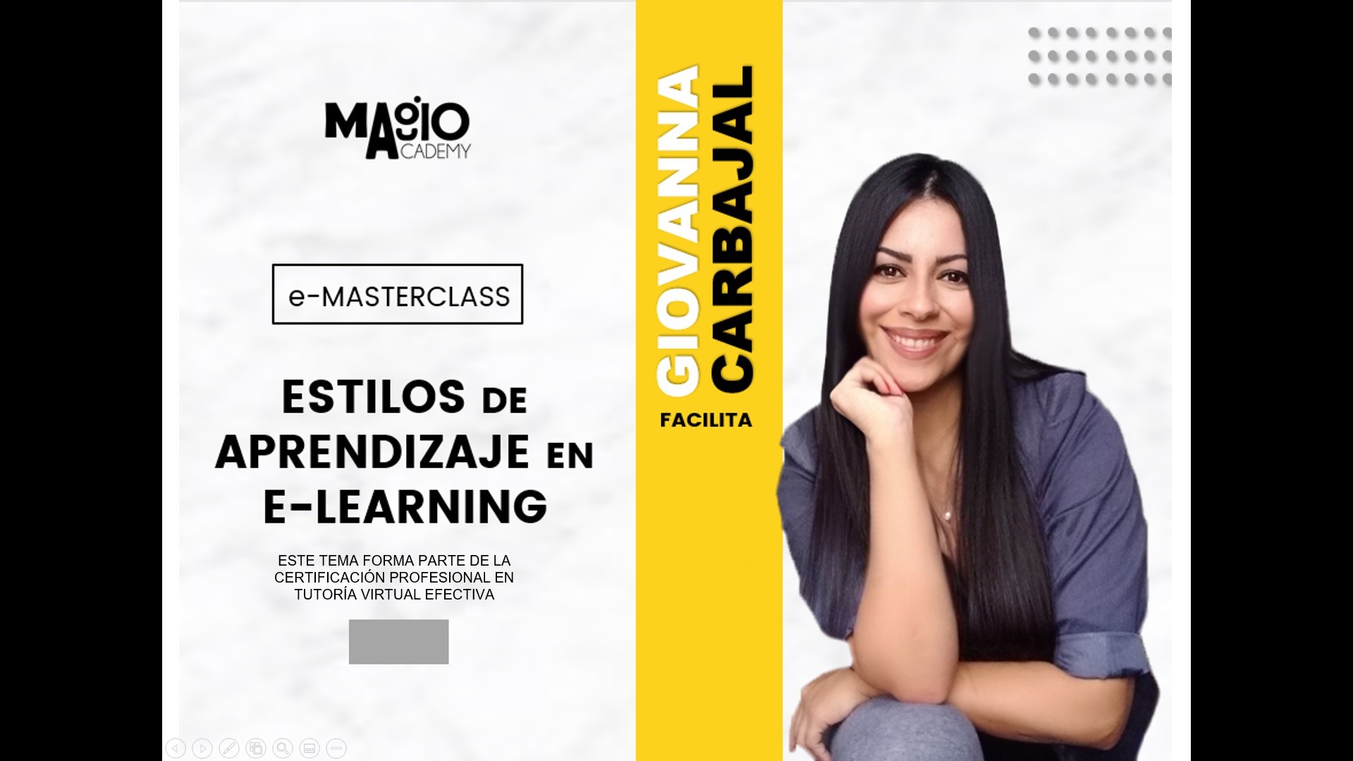 e-Masterclass: Estilos de Aprendizaje en E-learning